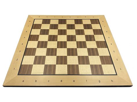 197” Wooden Chess Board Belgrad With Coordinates