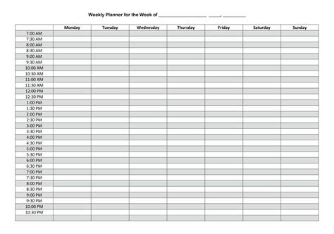 8 Best Images Of Printable Daily Hourly Calendar Template