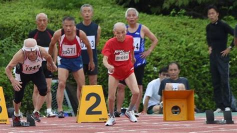 japan leute sport senioren 103 jähriger japaner will gegen usain bolt antreten welt