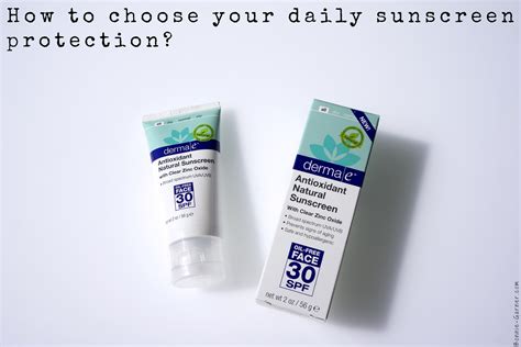 How To Choose Your Daily Sunscreen Protection Bonnie Garner