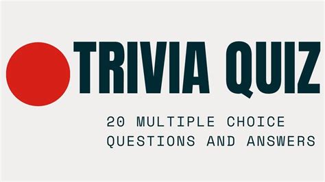 20 Quiz Questions Trivia Quiz 2 Artofit