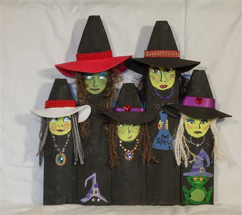 Five Witches Witch Sisters Witch Wall Art Halloween Decor Etsy In