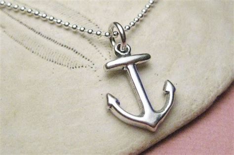 Mens Anchor Pendant Personalized Stainless Steel Mens Anchor Pendant