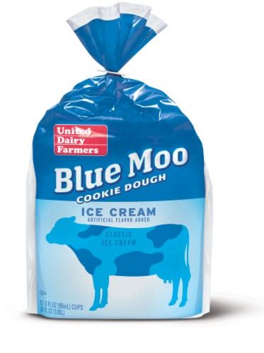 United Dairy Farmers Blue Moo Cookie Dough Ice Cream Cups 12 Ct Pay