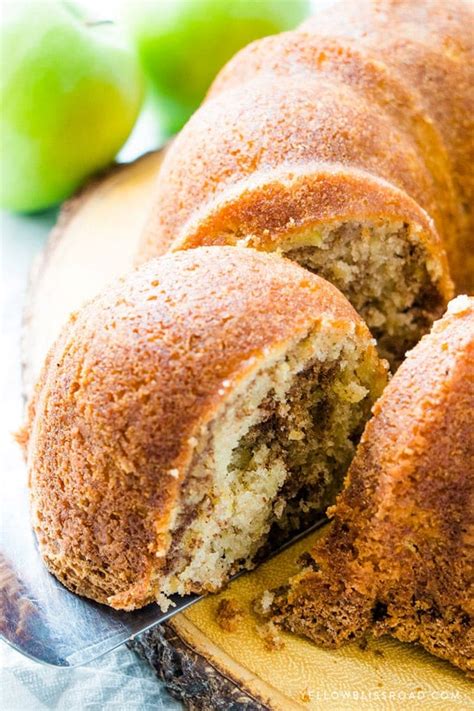 Cinnamon Apple Bundt Cake Fall Dessert YellowBlissRoad This Unruly