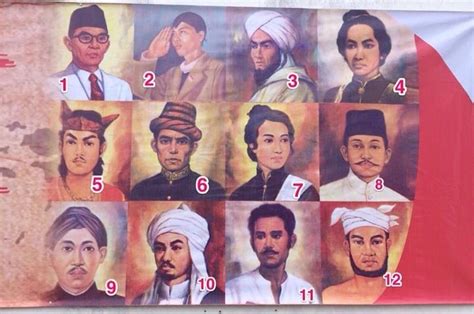Nama Pahlawan Kemerdekaan Dan Gambarnya Daftar Nama Pahlawan Nasional