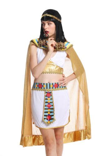 kostüm damen frauen karneval Ägypterin kleopatra cleopatra pharaonin weiß m ebay
