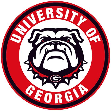 Georgia Bulldogs Circle Logo Sticker Vinyl Decal 10 Sizes ️🏈 Sportz