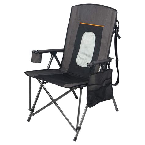 Camping world folding oversized moon saucer chair with cup holder and carry bag PORTAL Oversized Quad Folding Camping Chair High Back Cup ...