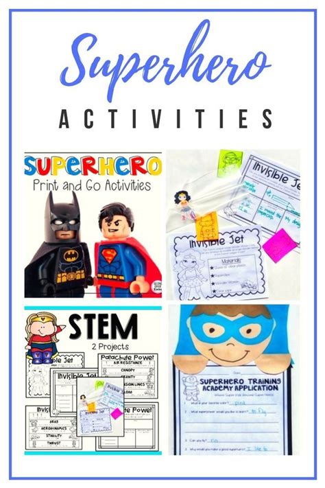 Superhero Activities Reading Comprehension Skills Activities Superhero