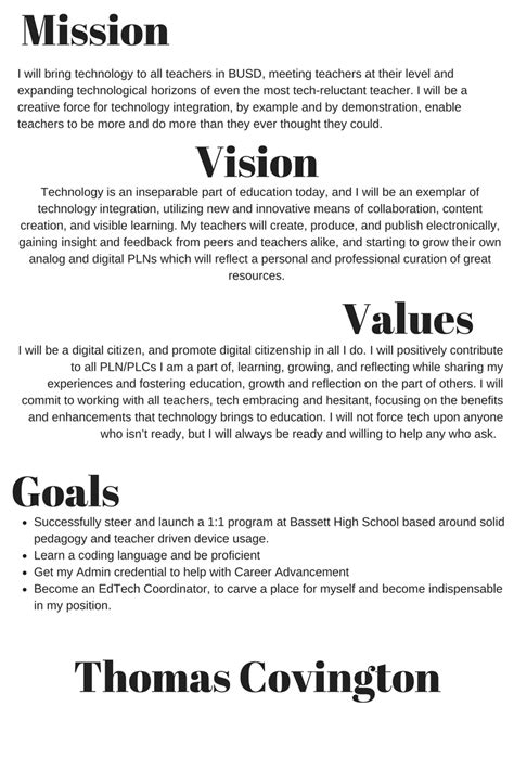 Chapter 6- Developing and Implementing a Vision | Tom Talks About