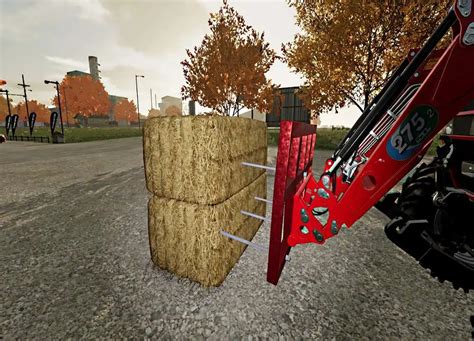 Fourche à balles faite maison v FS Mod Farming Simulator mod