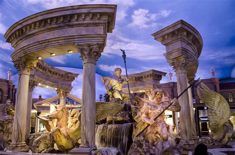 Caesars Palace Fountains Las Vegas Nevada Photograph By
