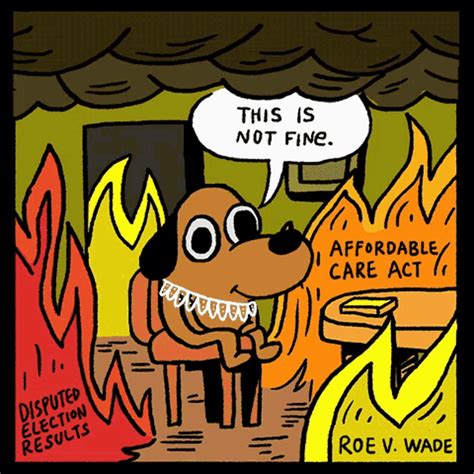 This Is Not Fine Everything Is Fine Gif This Is Not Fine Everything Is Fine This Is Fine Meme