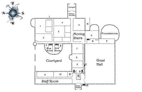 Hogwarts floor plan minecraft | viewfloor.co. The Layout of Hogwarts : harrypotter