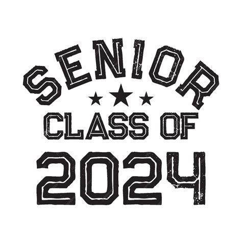 Premium Vector Senior Class Of 2024 Vector T Shirt Design