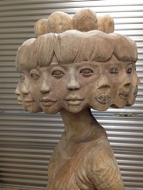 #izumi kato #art #japanese #wood sculpture #primitive. Japanese Sculptor Shows How He Transforms Wood Into ...