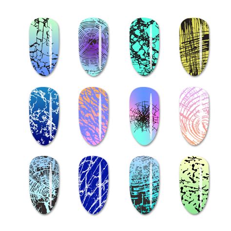 Stainless Steel Nail Stamping Plates Marble Nail Art Bbbxl 089
