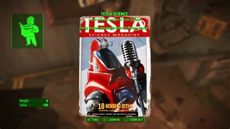 Fallout 4 Endurance Bobblehead And Tesla Science Magazine Poseidon