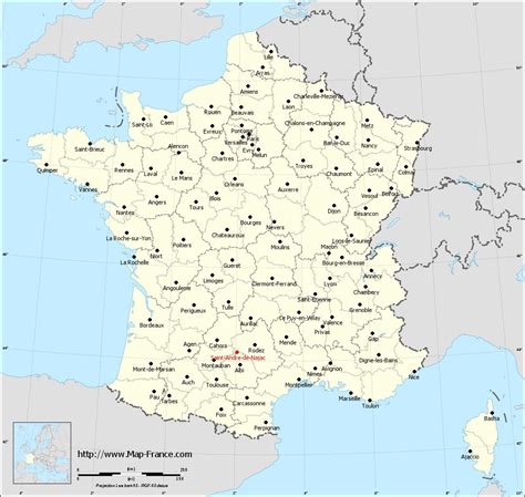 Road Map Saint Andre De Najac Maps Of Saint André De Najac 12270