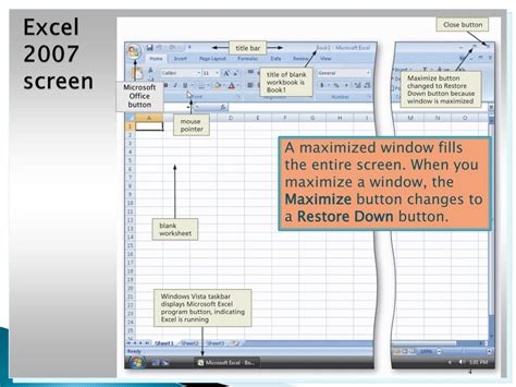 Ppt Ca1 Excel 2007 Lesson 1 Review Powerpoint Presentation Free