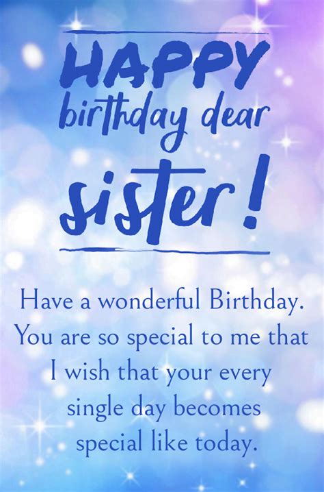 Birthday Wishes For Sister Wishes1234