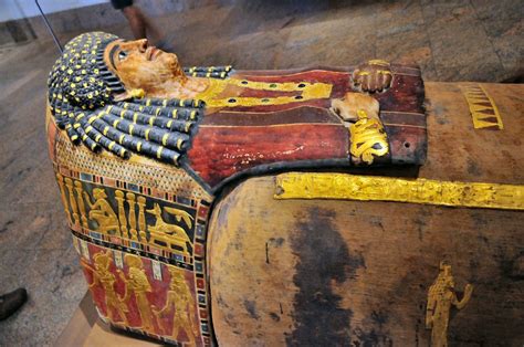 Egyptian Mummy Coffin At New York Metropolitan Museum Of A Flickr