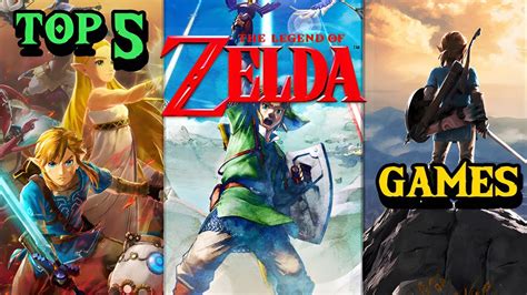 My Top 5 Favourite Zelda Games Youtube
