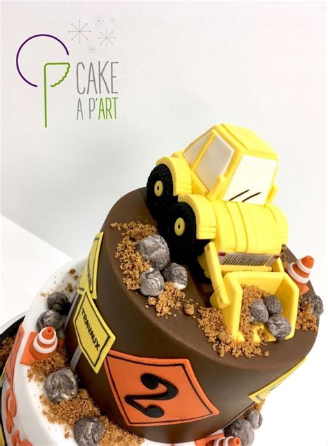Modelage en sucre Tracteur Tractopelle