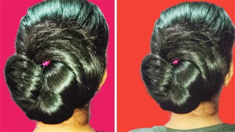 Simply Stylish Oily Hair Bun With Clutcher Hairstyle For Long Hair