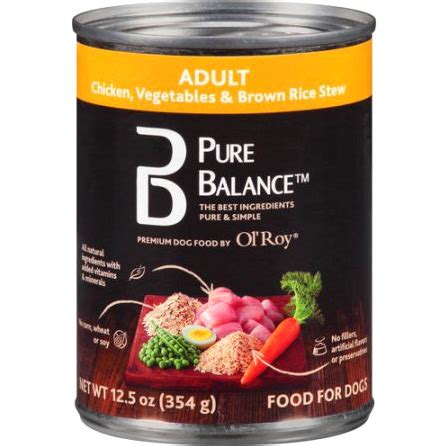 As i mentioned, this food was created to fill a niche for affordable, simple food for dogs. Pure Balance Dog Food Reviews, Grain free, Calories ...