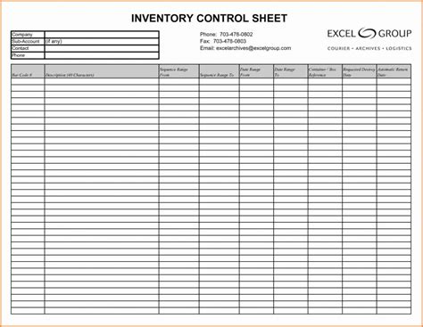 Bar Inventory Sheet Template Free Inventory Spreadshee Bar Inventory