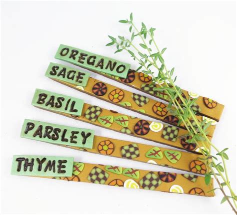 Cut steel standing bison / buffalo lawn or garden stake. Herb Markers Set of Five Garden Stakes Handstamped ...