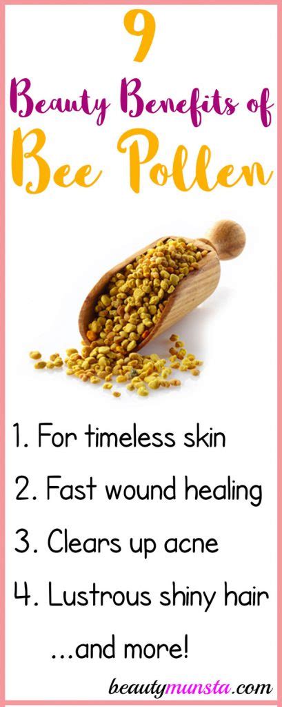 Beauty Benefits Of Bee Pollen Beautymunsta Free Natural Beauty Hacks And More
