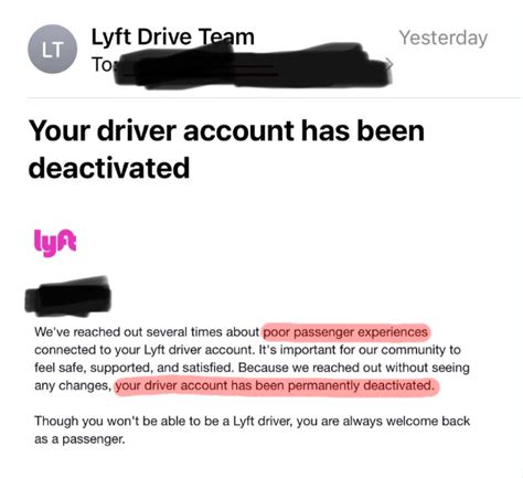 Deactivated By Lyft How To Get Reactivated And Defend Against False