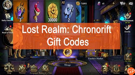 Lost Realm Chronorift Codes March 2024 New Updated Gamepretty