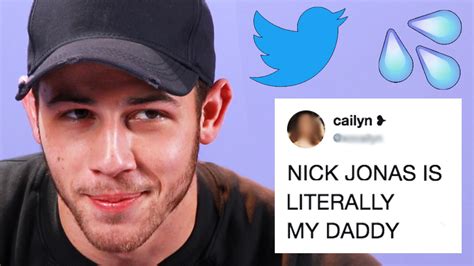 Nick Jonas Reads Thirsty Tweets About Himself