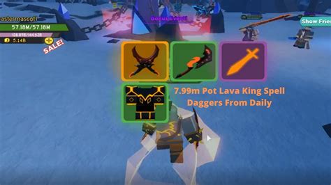 Getting 7 99m Pot Lava King Spell Daggers From Daily Dungeon Quest