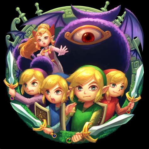 Bellhenge Link Princess Zelda Toon Link Toon Zelda Vaati Nintendo