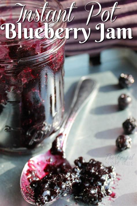 How to make blueberry jam at home in the instant pot pressure cooker. Easy Instant Pot Recipes - Blueberry Jam Recipe