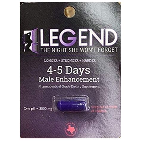 Legend Male Enhancement Pill 4 5 Day The Night She Wont Forget