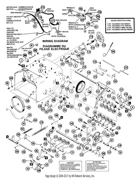 Ariens 924036 000101 St524 5hp Tec 24 Blower Parts Diagram For