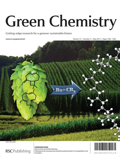 April 2013 Green Chemistry Blog