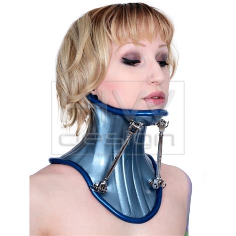 Hwdnc 22 Neck Corset With Double Metal Bar Hw Fashion Latex