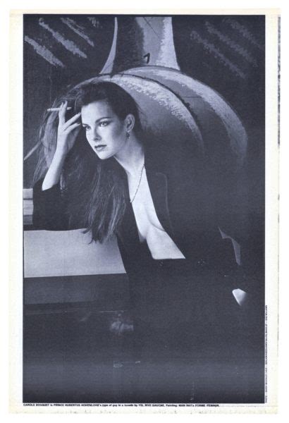 The story takes place in france and spain while the city is in chaos due to terrorist threats. Carole Bouquet Keeps Blooming - Interview Magazine
