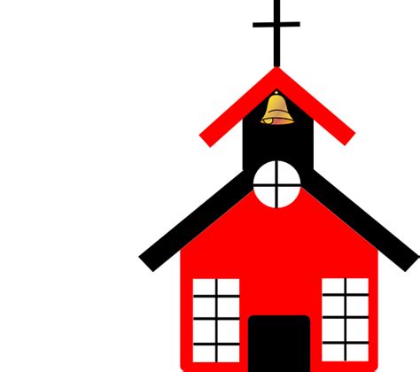 Red Schoolhouse Clipart