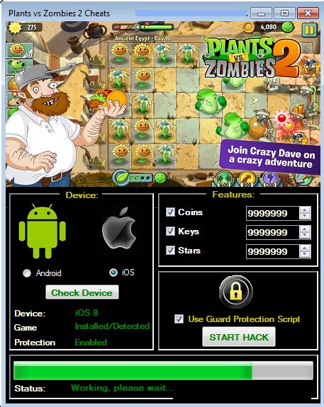 Plants Vs Zombies Hack Tool For Android Ios Game Hack Zone