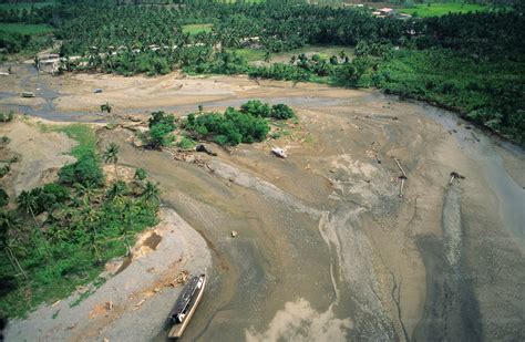 Rivers Flooded And Bridges Broken By Flash Floods Caused By Logging And