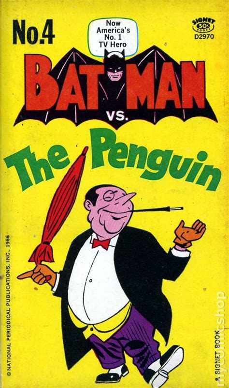 Batman Vs The Penguin Pb 1966 Signet Comic Books