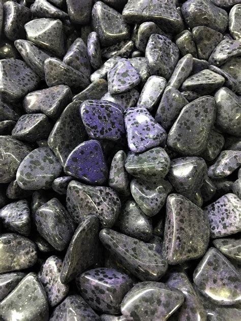 Tumbled Stones Jasper Dalmation Purple Tumbled Stones 250g